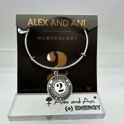 NEW Alex & Ani - Numerology #2 Bracelet T-84