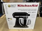 KitchenAid KSM150PSBM Artisan Series 5 Quart Tilt-Head Stand Mixer Blk New READ