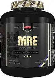 Redcon1 - Mre Real Whole Food - Chicken Protein, Salmon Protein, Oatmeal Powder & Dehydrated Sweet Potato - Real Whole Food Protein Powder Meal Replac