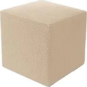 Ottoman Slipcover Cover Square 18x18 24 x 24 33 x 33 36 x 36 Folding Storage Covers Ottoman Slipcovers Removable Footstool Protect Footrest Covers Elastic Bottom, Machine Washable (Color : #23, Size