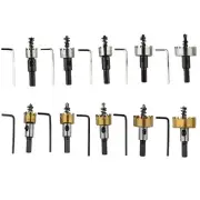 5PCS Hole Cutters 16-30mm High Speed Steel Drill Bits Metal Hole Drill Bits