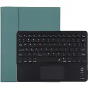 Bluetooth Keyboard & Tablet Case For Ipad 10.2 / Ipad Air 2019 Detachable Touch Pad Pen Slot Holder Microfiber Leather Dark Green Black Keyboards