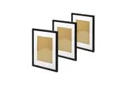 Photo Frames Collage Black A3 Picture Frame Wall Set Home Decor 3PCS