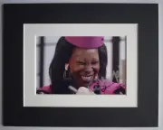 Whoopi Goldberg Signed Autograph 10x8 photo display Ghost Film Actress COA AFTAL