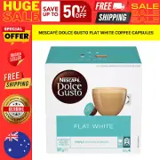 2x NESCAFE Dolce Gusto Flat White Coffee Pods 16 Capsules Wales Original 360G