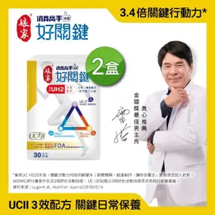 【娘家官方直營】消費高手好關鍵UCII非變性二型膠原蛋白2盒組(30粒/盒)