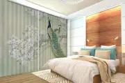 3D Peacock 246 Blockout Photo Curtain Printing Curtains Drapes Fabric Window AU