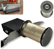 Knife Sharpener, Knife Sharpening Tool Helps Repair and Restore Blades, Detachable Two-Sided Diamond Sharpening Plates