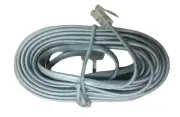 Telephone Line Cord Cable Wire RJ11 DSL Modem Fax, Phone to Wall 16ft - Gray