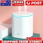 2L Ultrasonic USB LED Aroma Humidifier Air Purifier Essential Oil Mist Diffuser