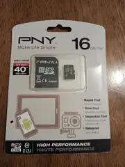 PNY - 16GB microSDHC Speed 40 MB/s MO/s Memory Card