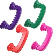 HOUDERCO 4pcs Whisper Phone Reading Props for and Pronunciation Correction for Fun Learning and Development Activities