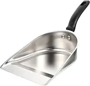 CATIEBYE Stainless Steel Ice Scoop and Flour Shovel Multi Functional Kitchen Tool for Ice Cubes Grains and More Cost Utility Scoop for Home Bar and Restaurant Use
