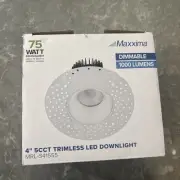 Maxima 4 ‘ 5CCT TRIMLESS LED DOWNLIGHT 75 W