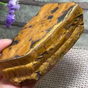 Natural tiger's-eye rough raw stone rock specimrn mineral Madagascar 455g F63