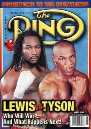 Lennox Lewis And Mike Tyson Ring Boxing Magazine Cover Photo