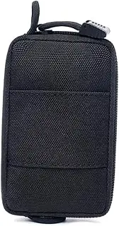 [ROMISBABA] Keychain Card Holder Keychain Bag Small Coin Purse Change Pouch Coin Pouch Mini Backpack Compact Wallet, Black, 15*10cm, 1