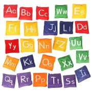 26Pcs Alphabet Beanbag Game Set Fun for Family Games Preschool Outdoor Games