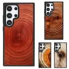 Dustproof Cover For Samsung Galaxy Z Fold Flip 3 4 5 6 wooden tree rings texture