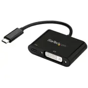 Startech CDP2DVIUCP USB-C (DP 1.2 ALT MODE HBR2) TO DVI-D VIDEO DISPLAY ADAPTER
