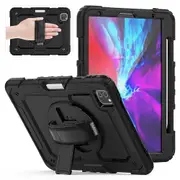 MCC Shockproof iPad Pro 11 2018 (1st Gen) Strap Rugged Case Cover Apple [Black]