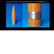 M16 37mm anti-tank round (37 G TNT). Plastic replica, 3D printed Shell.