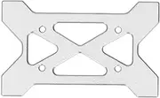 1/10 RC Battery Mount Aluminum Alloy Battery Mounting Plate for 313mm Wheelbase Crawler Silver Lightweight Stable Performance