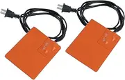 Engine Heater Pad Silicone Heater Pad Car Heater Pad Oil Pan Heater Pad Engine Block Heater Pad with 90℃ Protector 150W 120V 4x5 Inch 2 Pcs