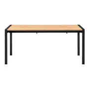 Bicca Modern Wooden Extendable Kitchen Dining Table 160-240cm - Natural - Natural