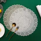 Table Pad Reusable Insulated Hollow Design Dining Table Mat Creative