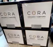4X Boxes of 18 - Total 72 Regular Super Absorbency Organic Applicator Tampon