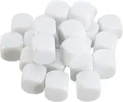ibasenice Mm Square Blank Dice Shiny Sides DIY Funny Dice Set Pcs Acrylic for Choice Making