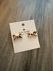 Kate Spade Double Bow Rose Gold Tone Stud Earrings BRAND NEW