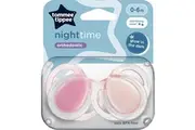 Tommee Tippee Closer To Nature Night-time Soothers 0 To 6 Months 2 Pack