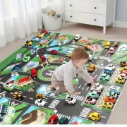 NEW City Traffic Play Mat, Large Non-Woven Game Pad, Waterproof Moisture-proof,