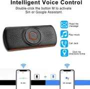 Car Bluetooth Speaker for Cell Phone, Skybess Portable Bluetooth in Car Speakerphone