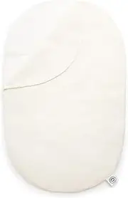 Topponcino Baby Support Pillow (Natural) | The Topponcino Company | Authentic Montessori Newborn Lounger, Breastfeeding Pillow & Tummy Time Mat | 24"x16"x1", 100% Natural Cotton