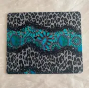 Handmade Blue Turquoise pattern MousePad