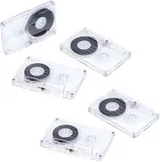 xioaue Blank Audio Cassettes. Recordable Clear Audio Cassettes Video Tape for Voice Music Recording