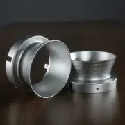 1 Pair New Matte Aluminum Sliver Diamond Cups For REVOX AKAI NAB Hub Adapters