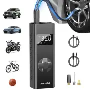 Tire Inflator Portable Air Compressor, 3-150PSI 12V DC Electric Air Pump for Car