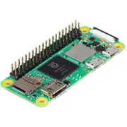 Raspberry Pi Zero 2 W with Soldered Male Header 1GHz Quad-Core ARM, 512MB LPDDR2 SDRAM, 2.4GHz IEEE 802.11 b/g/n wireless LAN, Bluetooth 4.2, 40-pin GPIO. [SC0721]