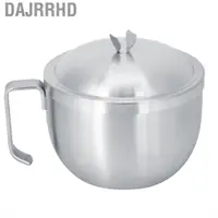 在飛比找蝦皮購物優惠-Dajrrhd 304不銹鋼麵碗雙層保溫大容量湯