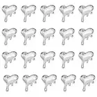 Phone Case Decoration Diy Nail Decorations 20pcs 3d Water Drop Heart Charms