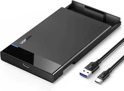 UGREEN 2.5 Inch Hard Drive Enclosure USB C 3.1 Gen 2 to SATA III 6 Gbps for SSD
