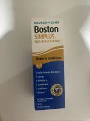 Boston SIMPLUS Multi-Action Contact Lens Solution, 3.5 fl. oz.