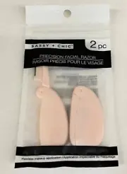 Sassy + Chic Facial razors set of 2 packs
