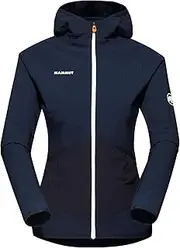 [Mammut] Women's Fleece Jacket, Eiger Speed ML Hybrid Hooded Jacket