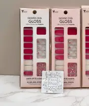 Dashing Diva Gloss Gel Strips Berry Bloodstone 2-pack - Sealed
