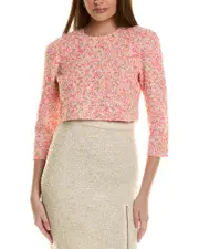 St. John Tweed Top